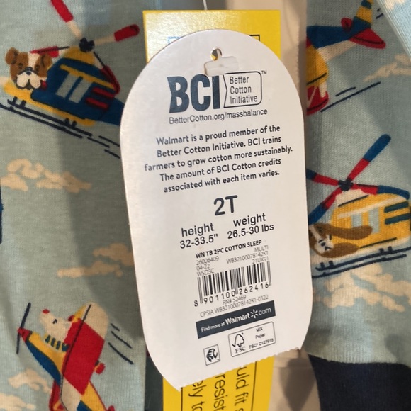 Wonder Nation airplane pajama set - Picture 6 of 8